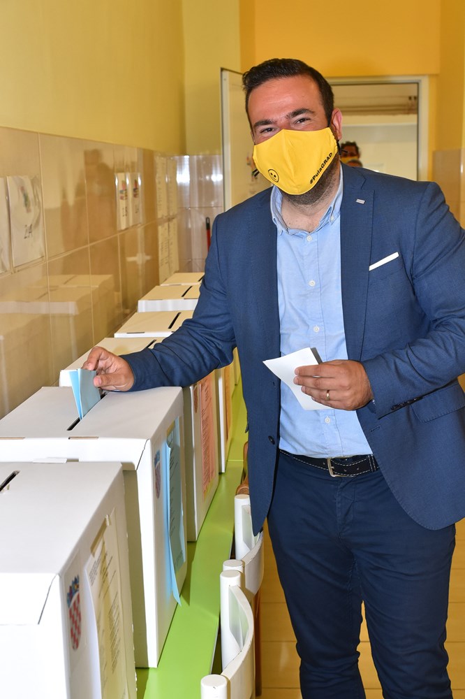 Filip Zoričić, nezavisni kandidat za gradonačelnika Pule (Snimio Duško Marušić Čiči)